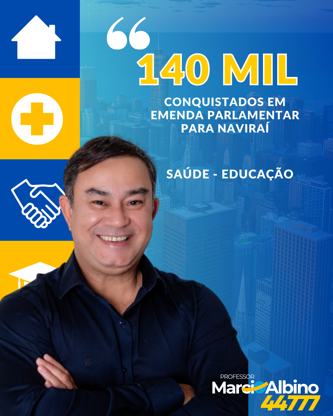 140 MIL em emenda